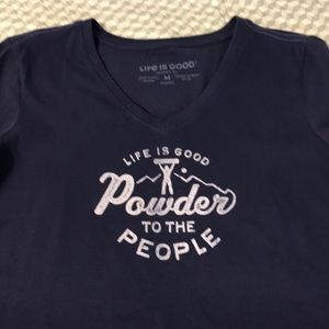Life is Good long-sleeve tee